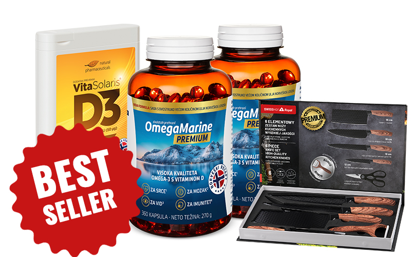 VitaSolaris® D3 i OmegaMarine™ Premium — premium paket s poklonom