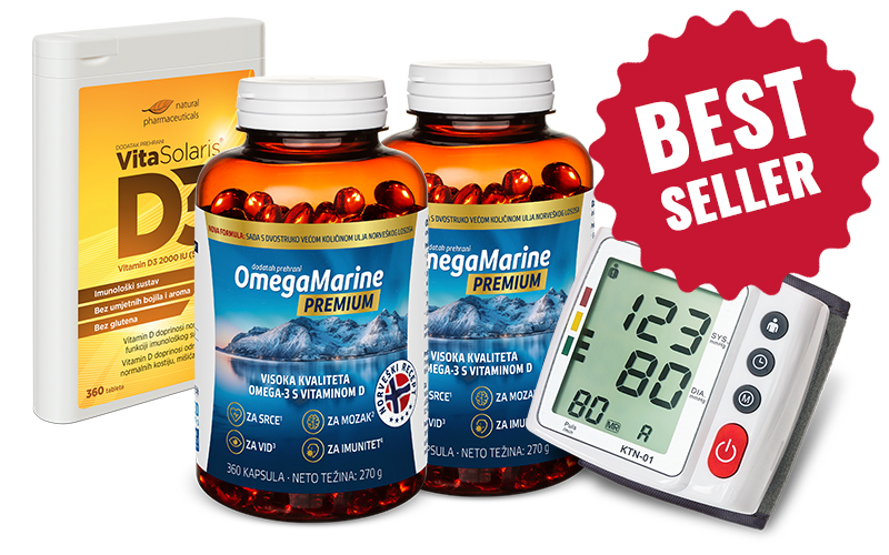 VitaSolaris® D3 i OmegaMarine™ Premium — premium paket s poklonom